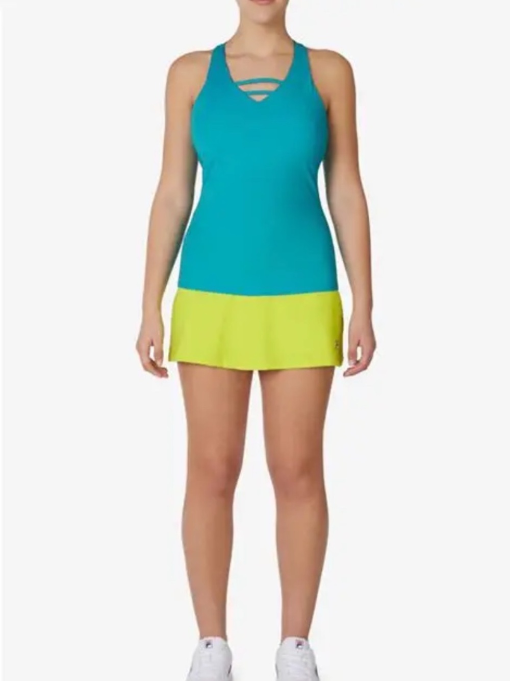 Fila Women's Essentials Tennis Tank Top in Scuba Blue Size Small NWT